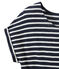 Camiseta de lino rayas para mujer azul SMOKING/blanco LAIT
