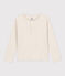 Camiseta de algodón de niño beige MONTELIMAR CHINE