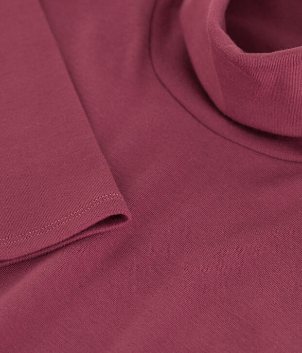 Camiseta L'ICONIQUE de algod&oacute;n con cuello vuelto para mujer marron