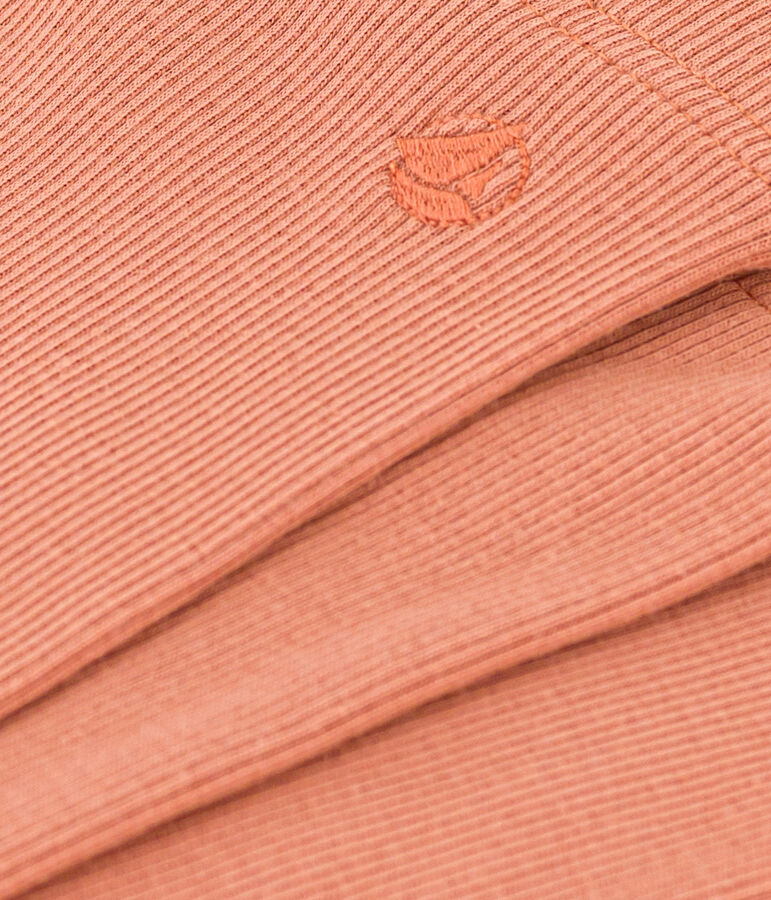 Leggings de algod&oacute;n de ni&ntilde;a rosa