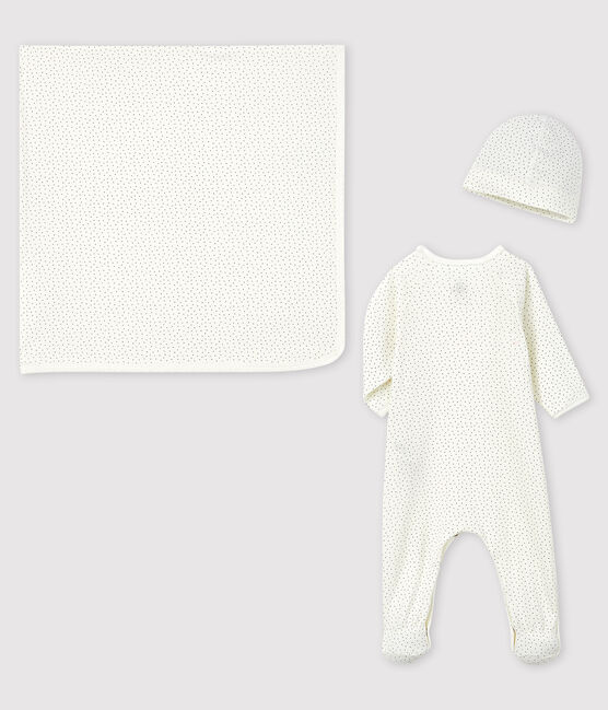 Estuche de regalo de nacimiento de punto para bebé niña variante 1
