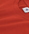 Camiseta LA RECTA de algodón con cuello redondo para mujer rojo HARISSA