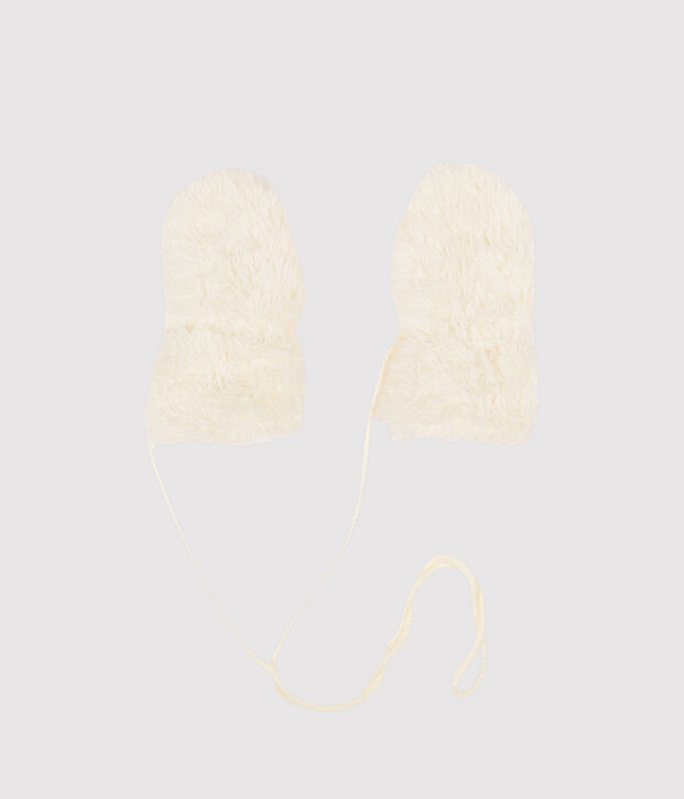Manoplas para beb&eacute; ni&ntilde;a blanco