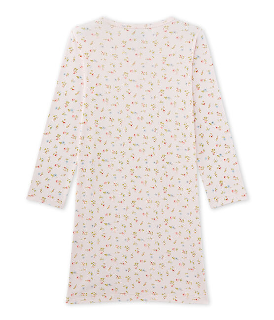 Chemise de nuit fille à imprimé petites fleurs rosa VIENNE/blanco MULTICO