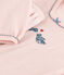 Pijama de terciopelo para niña rosa SALINE