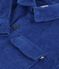 Camisa infantil lisa de terciopelo azul