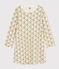 Camisón de algodón infantil con motivo de flores blanco AVALANCHE/ MULTICO