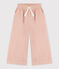 Pantalón ancho de micro pana de niña rosa SALINE