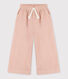 Pantalón ancho de micro pana de niña