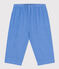 Pantalón de gasa de algodón para bebé azul EDNA