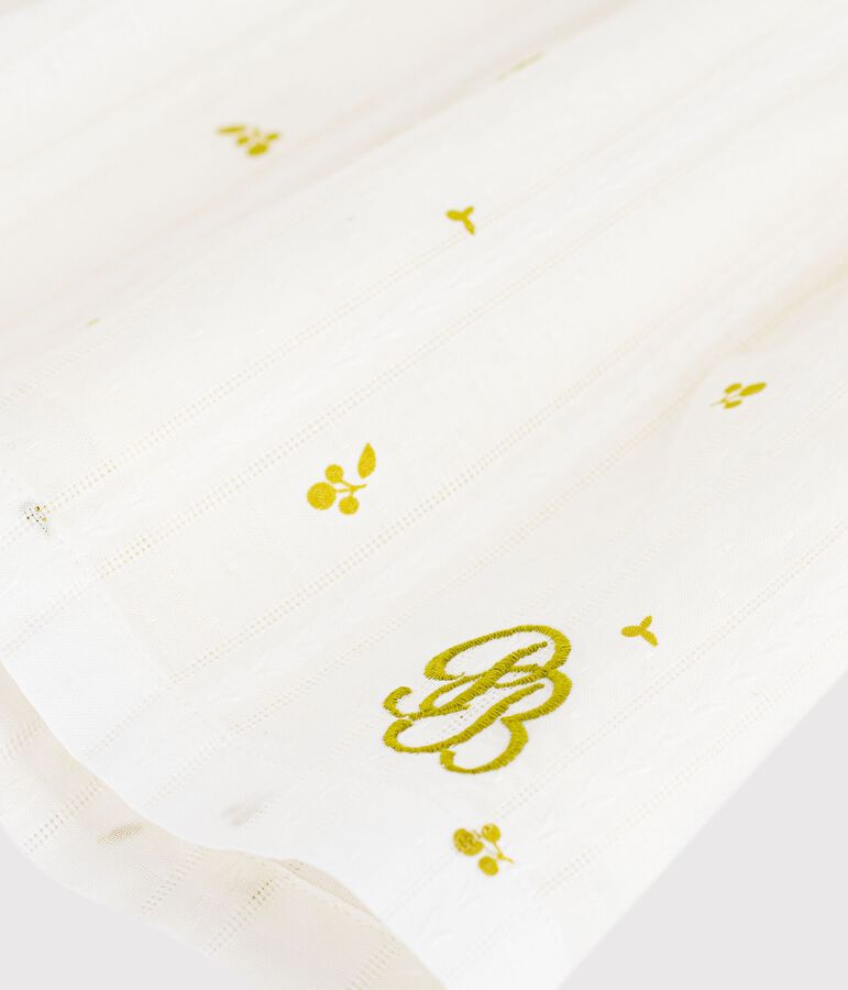 Vestido de algod&oacute;n sin mangas con estampado de flores para beb&eacute; verde/verde