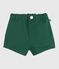Shorts lisos de sarga de algodón para bebé WILLOW