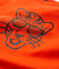 Sudadera de muletón de niño naranja CAROTTE
