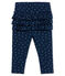 Leggings estampados para bebé niña azul HADDOCK/blanco MULTICO