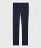 Pantalón de punto de mujer azul SMOKING