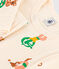 Pijama infantil con motivo de animales de algodón blanco AVALANCHE/ MULTICO