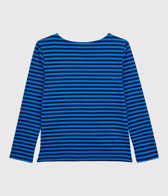 Camiseta marinera de algodón de mujer azul SMOKING/ RUISSEAU
