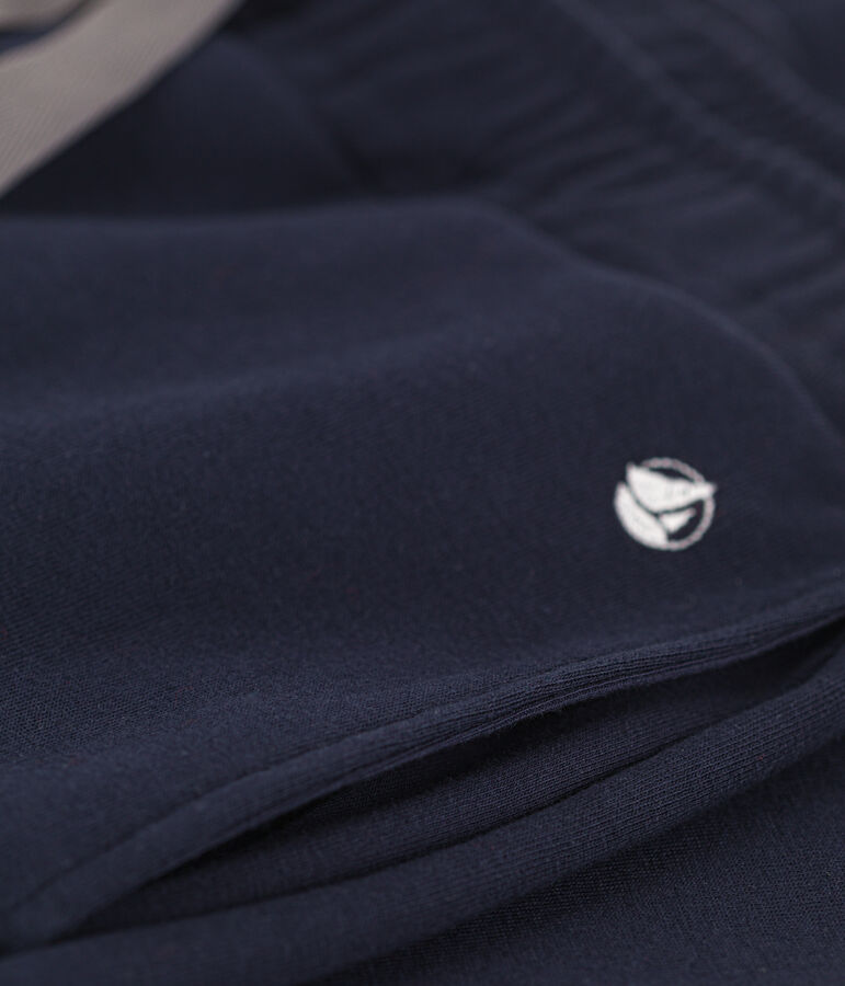 Pantal&oacute;n de algod&oacute;n grueso para mujer azul