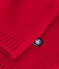 Jersey de punto tricotado con lana para bebé rojo STOP/ MULTICO
