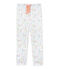 Pantalón de pijama combinable para niña blanco ECUME/rosa ROSE/ MULTICO