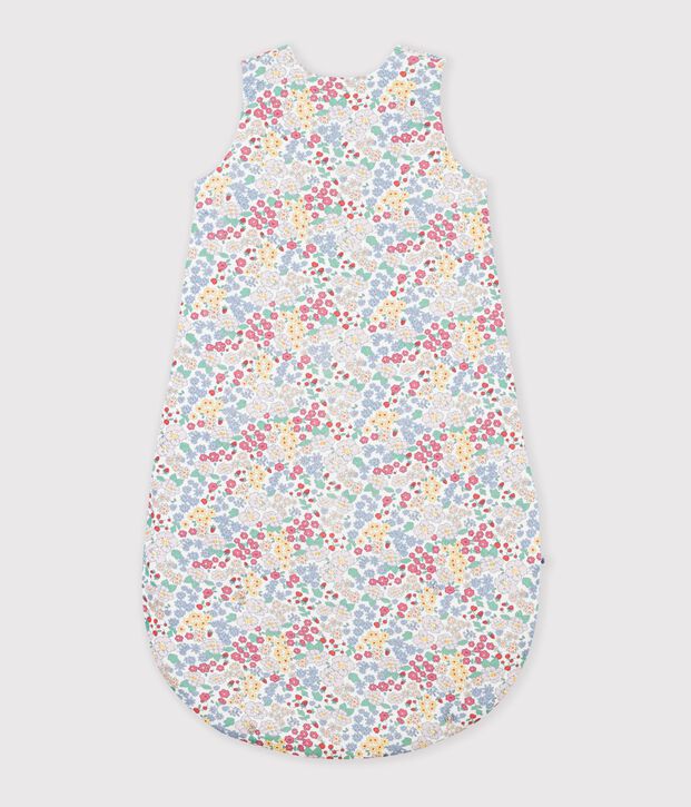 Saco para beb&eacute; de algod&oacute;n con estampado de flores TOG 2 blanco/multicolor