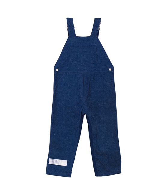 Peto largo de tela efecto vaquero para bebé unisex azul MEDIEVAL/beige ECRU CN