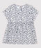 Blusa de manga corta de popelina de bebé niña blanco MARSHMALLOW/blanco MULTICO