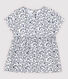 Blusa de manga corta de popelina de bebé niña