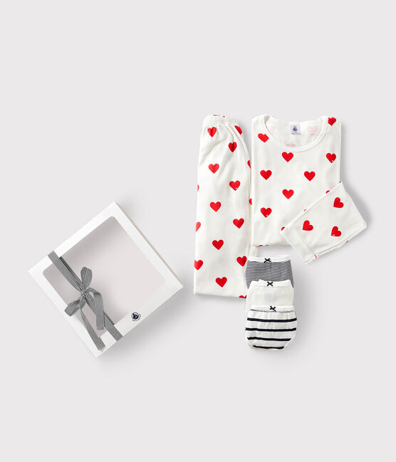 Estuche regalo con pijama y braguitas de algodón variante 1