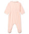 Pijama de terciopelo para bebé niña rosa FLEUR
