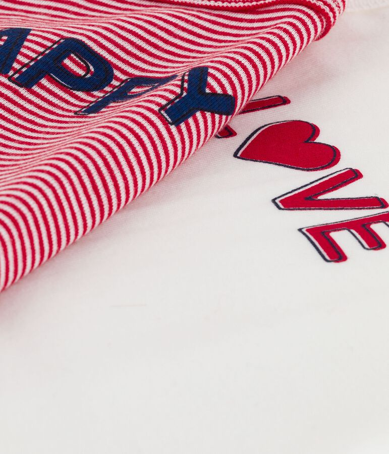 Juego de 2 camisetas de tirantes para ni&ntilde;a peque&ntilde;a multicolor