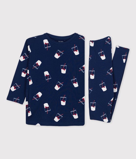 Pijama de lactancia Tajinebanane x Petit Bateau azul MEDIEVAL/blanco MULTICO