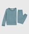 Pijama infantil liso de rizo de algodón GOBELIN