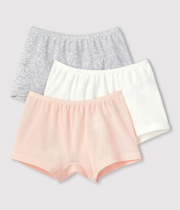 Lote de 3 culottes de ni&ntilde;a multicolor