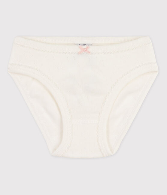 Braguita de algodón de niña blanco MARSHMALLOW