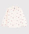 Blusa infantil de manga larga de algodón con corazones blanco AVALANCHE/ MULTICO