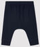 Legging con cabeza de gato de tejido acanalado azul SMOKING