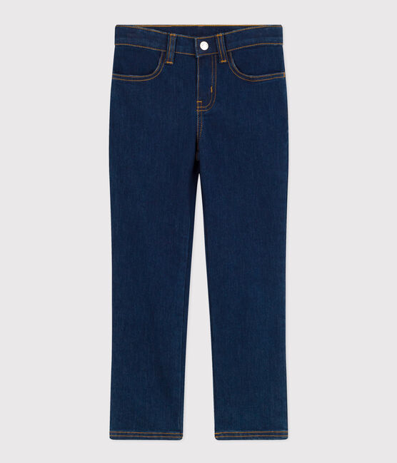 Pantalón slim denim para niña azul DENIM BRUT