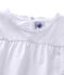 Pijama de lunares para niña blanco ECUME