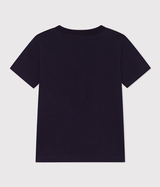 Camiseta de manga corta para niño azul SMOKING