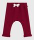 Pantalón liso de algodón suave y cálido para bebé