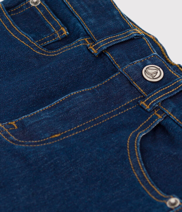 Pantal&oacute;n denim recto para ni&ntilde;o azul