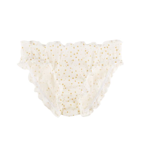 Braguita para niña blanco MARSHMALLOW/amarillo OR