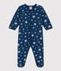 Pijama de felpa con estrellas fosforescentes para bebé