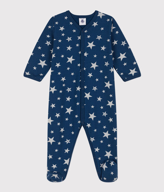 Pijama de felpa con estrellas fosforescentes para bebé INCOGNITO/ MARSHMALLOW