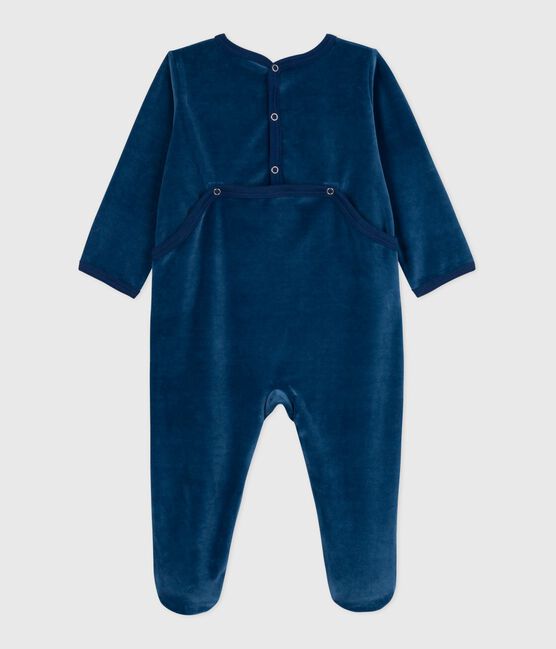 Dors-bien en bouclette velour azul INCOGNITO