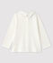 Blusa de algodón de bebé blanco MARSHMALLOW