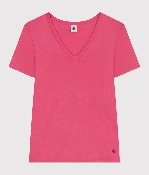Camiseta La Ic&oacute;nica de algod&oacute;n a rayas para mujer rosa