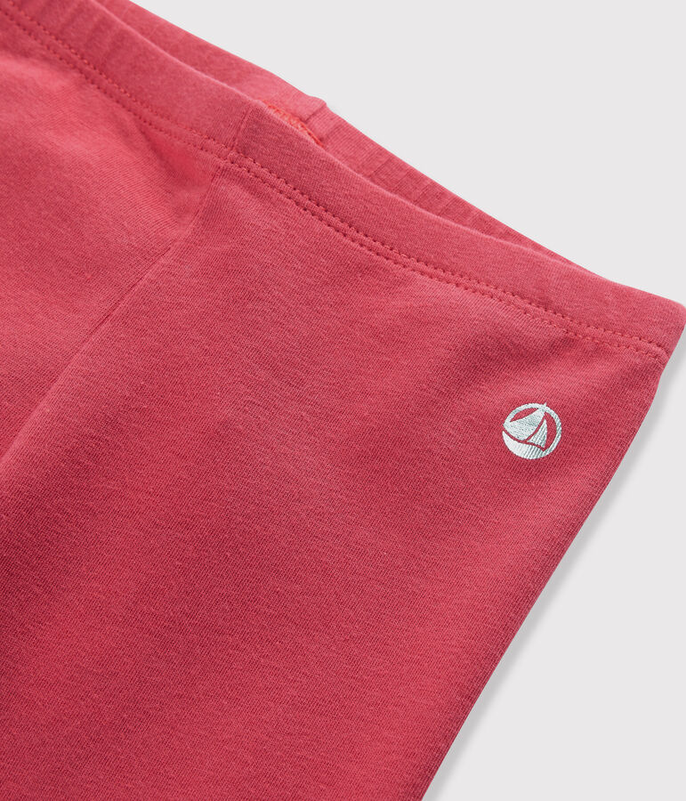 Leggings de punto para ni&ntilde;a rosa