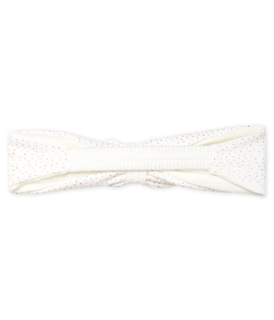 Diadema de tul para bebé niña blanco MARSHMALLOW/rosa COPPER